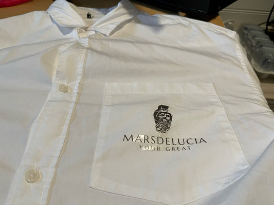 Marsdelucia | Long armed shirt | Fancy white